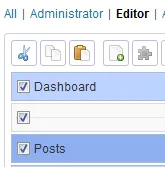 Role permissions